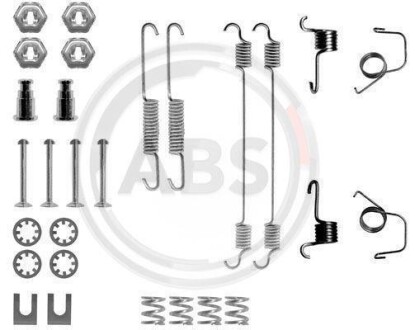 Комплект монтажный тормозных колодок A.B.S. 0617Q (фото 1)