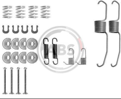Комплект монтажный тормозных колодок A.B.S. 0637Q