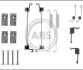 Комплект монтажный тормозных колодок A.B.S. 0676Q (фото 1)