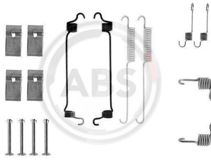 Комплект монтажный тормозных колодок A.B.S. 0677Q