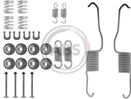 Комплект монтажный тормозных колодок A.B.S. 0684Q