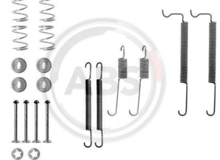 Комплект монтажный тормозных колодок A.B.S. 0744Q