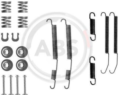 Комплект монтажный тормозных колодок A.B.S. 0760Q