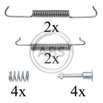 Комплект монтажный тормозных колодок A.B.S. 0793Q