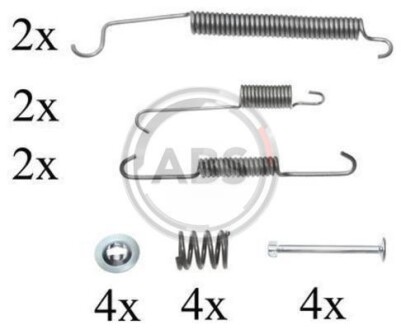 Комплект монтажный тормозных колодок A.B.S. 0830Q (фото 1)
