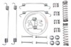 Комплект монтажный тормозных колодок A.B.S. 0835Q (фото 1)