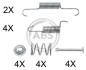 Комплект монтажный тормозных колодок A.B.S. 0871Q (фото 1)