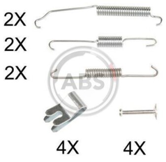 Комплект монтажный тормозных колодок A.B.S. 0882Q