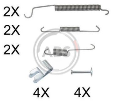 Комплект монтажный тормозных колодок A.B.S. 0891Q