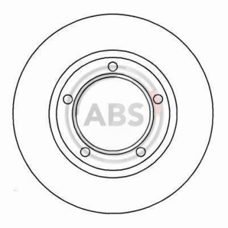 Диск тормозной A.B.S. 15615