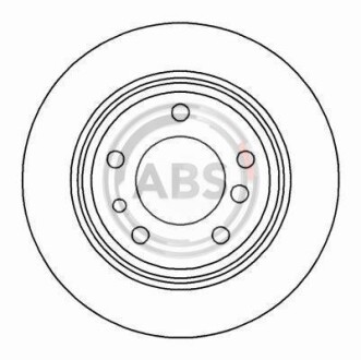 Диск тормозной A.B.S. 15872