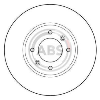 Тормозной диск задний невентилируемый A.B.S. 15959