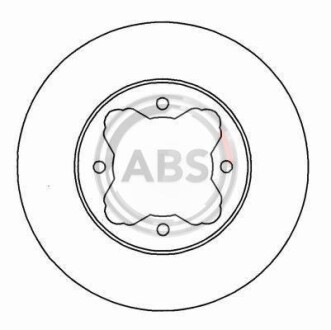 Диск тормозной A.B.S. 16038