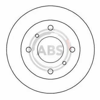 Диск тормозной A.B.S. 16064