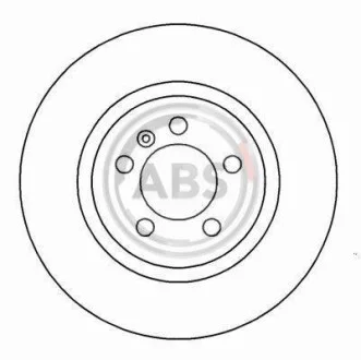 Диск тормозной A.B.S. 16080