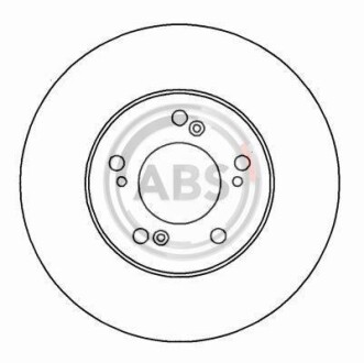 Диск тормозной A.B.S. 16182