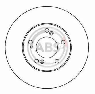 Диск тормозной A.B.S. 16182