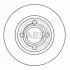 Диск гальмівний AUDI 80 передн. вент. A.B.S. 16202 (фото 2)