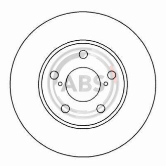 Диск тормозной A.B.S. 16245