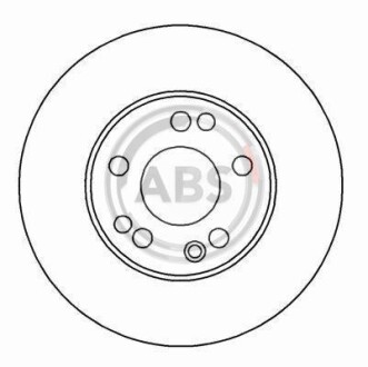 Диск тормозной A.B.S. 16260