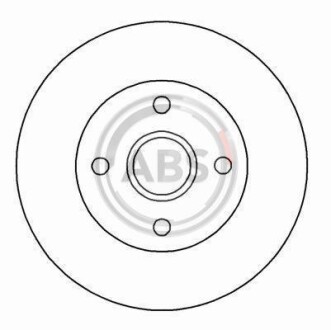 Диск тормозной A.B.S. 16286