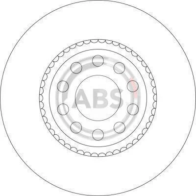 Диск тормозной A.B.S. 16328 (фото 1)