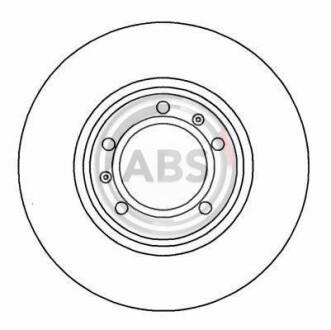 Диск тормозной A.B.S. 16331