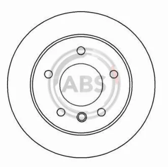 Диск тормозной A.B.S. 16535