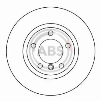 Диск тормозной A.B.S. 16537