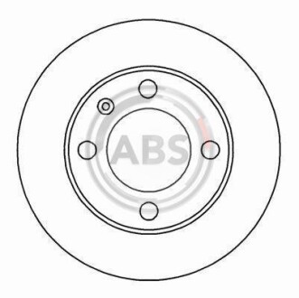 Диск тормозной A.B.S. 16578