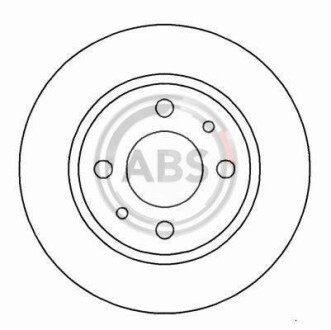 Диск тормозной A.B.S. 16596