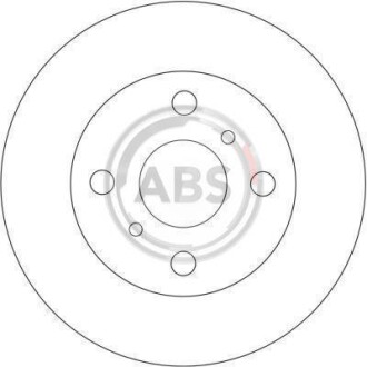 Диск тормозной A.B.S. 16617