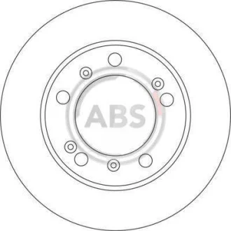 Диск тормозной A.B.S. 17073