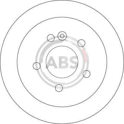 Тормозной диск задний невентилируемый A.B.S. 17108 (фото 1)