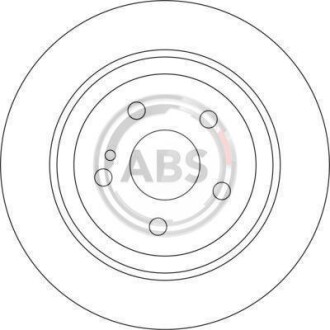 Диск тормозной A.B.S. 17112