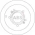 Тормозной диск задний невентилируемый A.B.S. 17208 (фото 2)