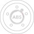 Тормозной диск задний невентилируемый A.B.S. 17347 (фото 1)
