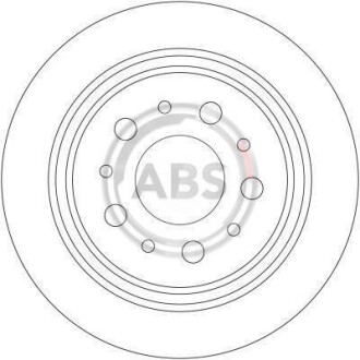 Тормозной диск передний вентилируемый A.B.S. 17410