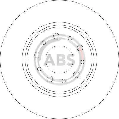 Тормозной диск задний невентилируемый A.B.S. 17411 (фото 1)