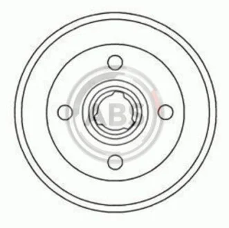 Тормозной барабан задний A.B.S. 2325-S