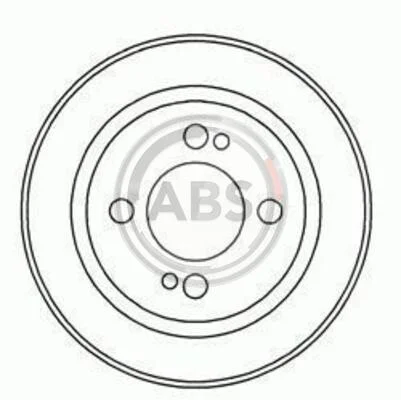 Тормозной барабан задний A.B.S. 2346-S (фото 1)