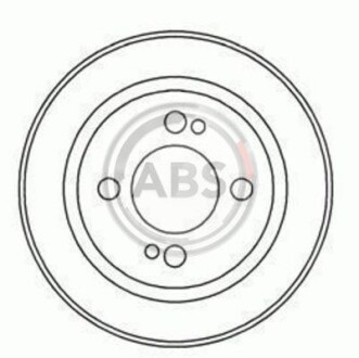 Тормозной барабан задний A.B.S. 2346-S