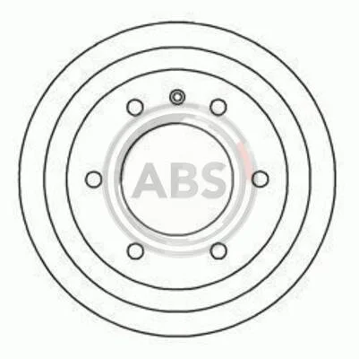 Тормозной барабан задний A.B.S. 2348-S (фото 1)