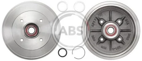 Тормозной барабан задний A.B.S. 2884-SC