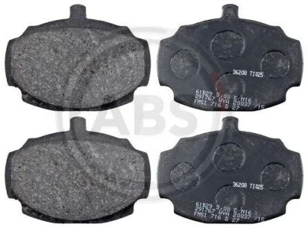 Тормозные колодки дисковые, комплект A.B.S. 36208