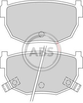Тормозные колодки дисковые, комплект A.B.S. 36586/1