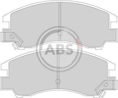 Тормозные колодки дисковые, комплект A.B.S. 36611/1