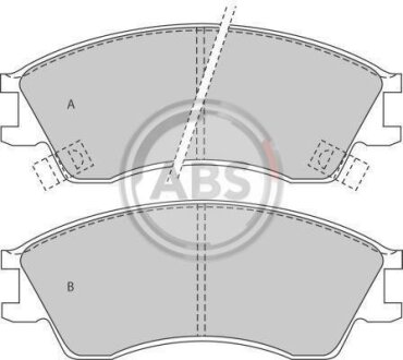 Комплект гальмівних колодок A.B.S. 36738
