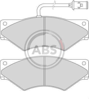 Тормозные колодки дисковые, комплект A.B.S. 36931