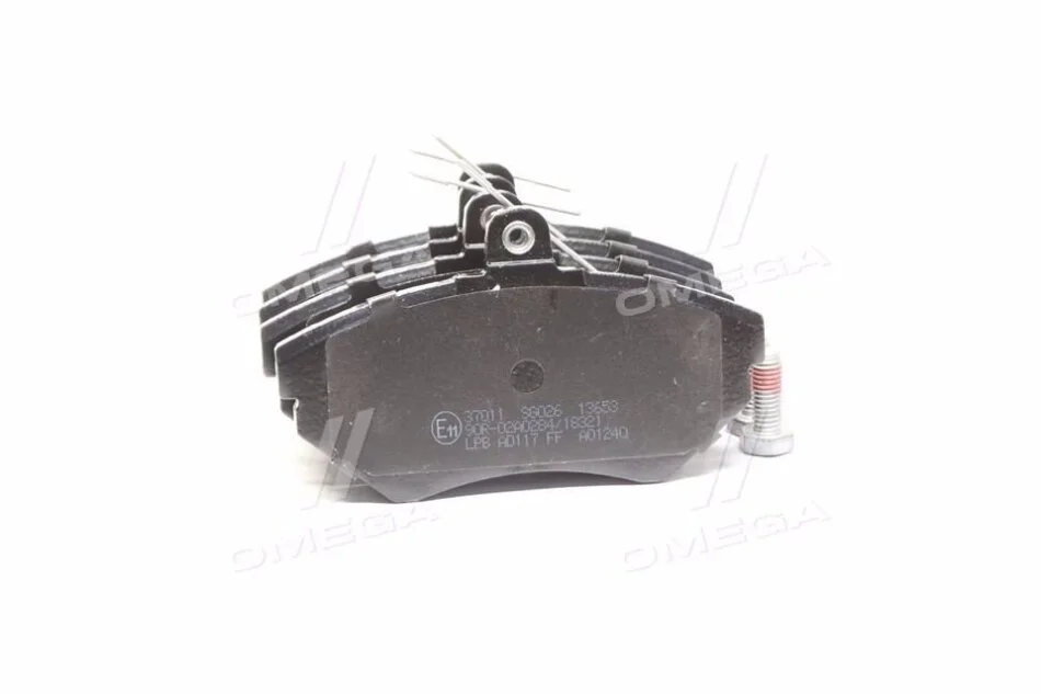 Тормозные колодки дисковые, комплект A.B.S. 37011 (фото 1)